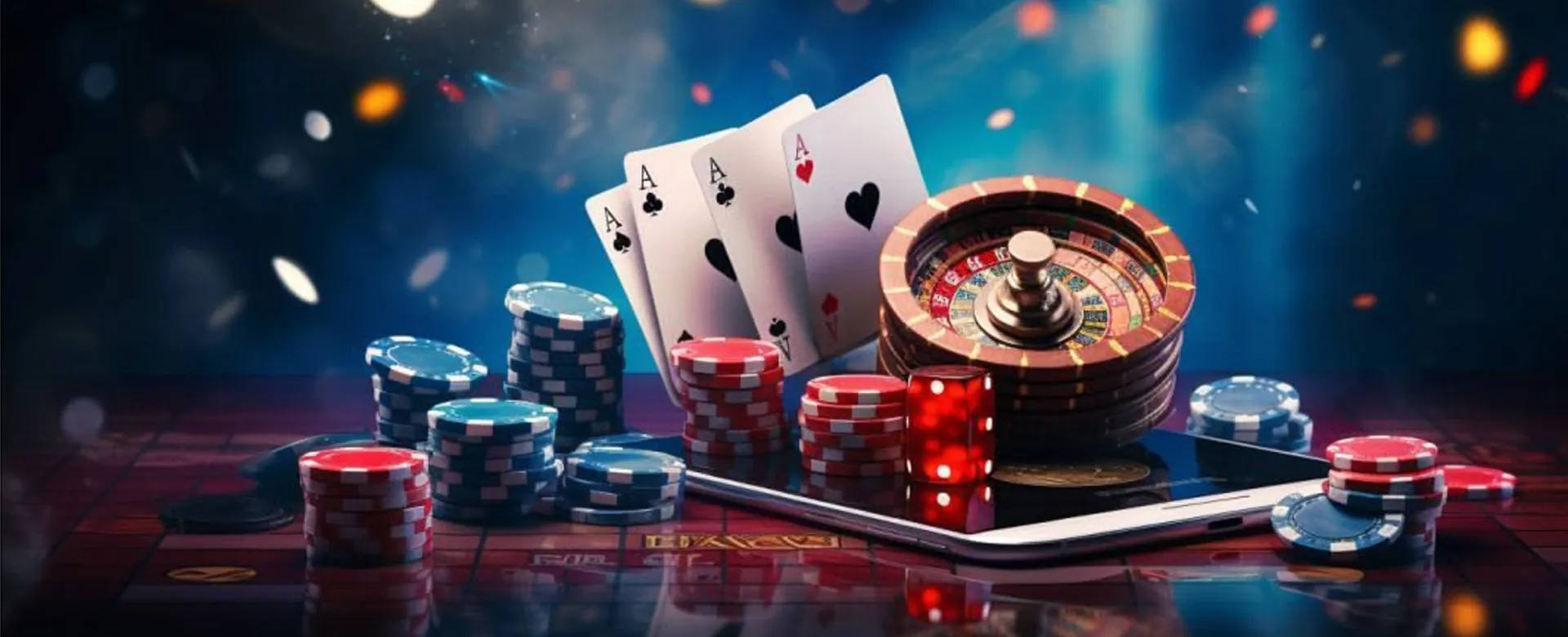 Jili No.1 Welcome Bonus Banner - Gold coins and poker chips exploding